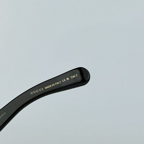 Gucci GG1403S 001 BRAND NEW Sunglasses Black Grey Unisex Rectangle